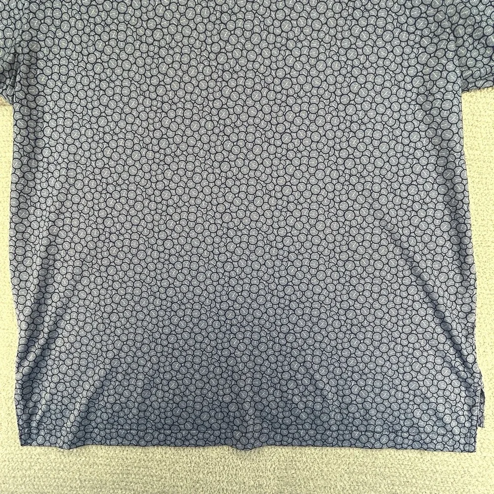 Peter Millar Polo Shirt Mens XL Blue Runner Performance Jersey Summer Comfort - Picture 11 of 16